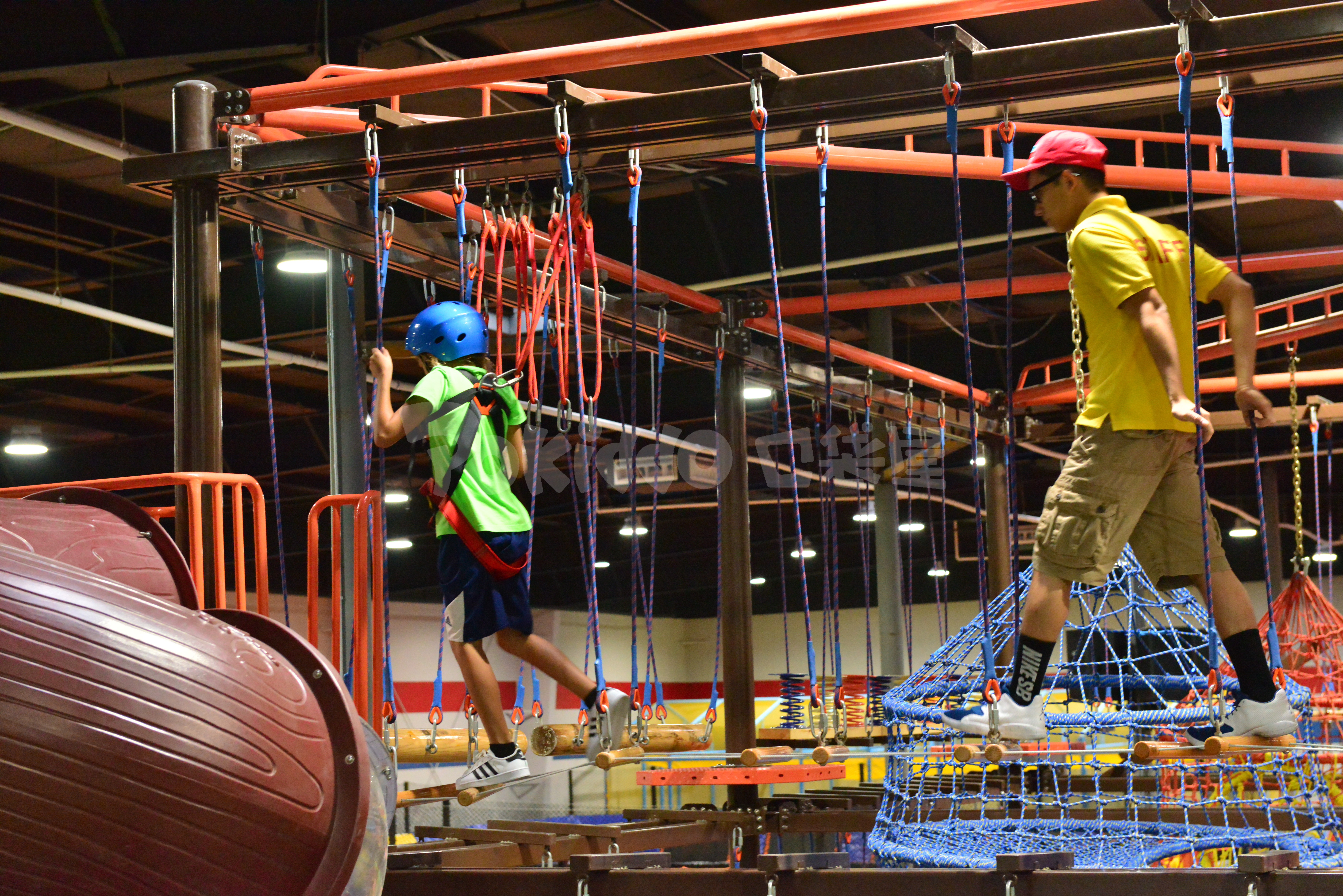 high rope course circuito de cuerdas altas