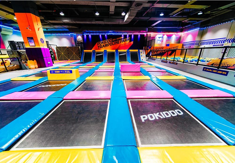 free jumping area zona de salto libre
