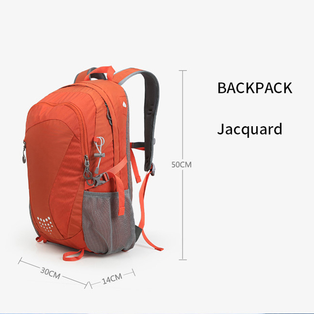 RU81096 Leisure Athletic Backpack Waterproof Jacquard Pack Sports Bag