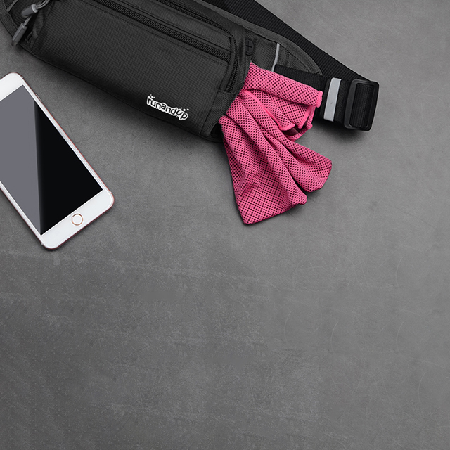 RU81004 Multifunctional Water Bottle Running Mobile Phone Bag Wear-resistant Waterproof Marathon Pack Outdoor Sports Waist Bag Men Women Jogging Hiking Cycling
