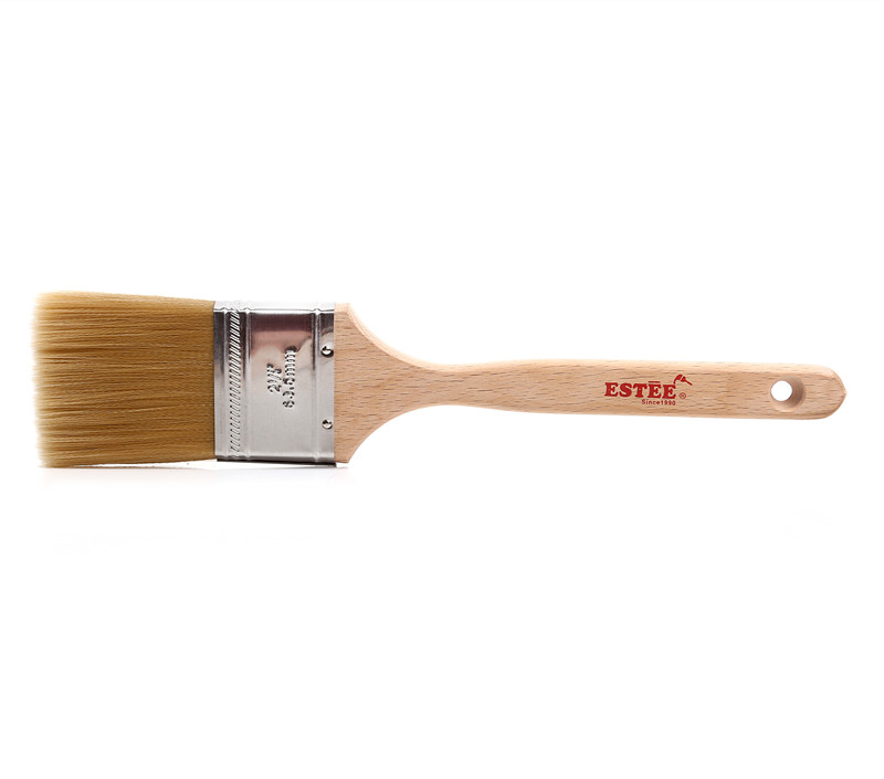 PET/PBT Paint Brush with Chisel Trim