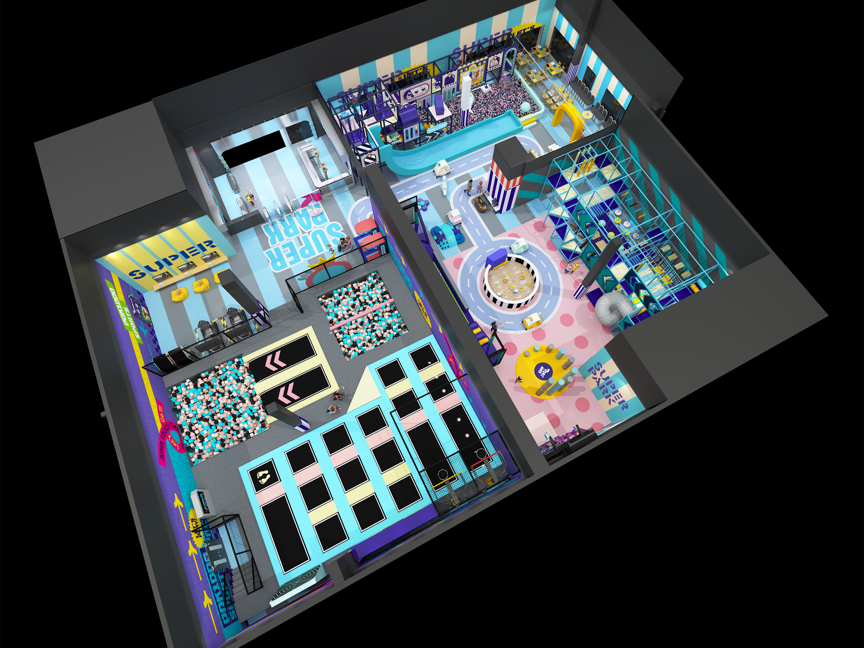indoor playground patio interior