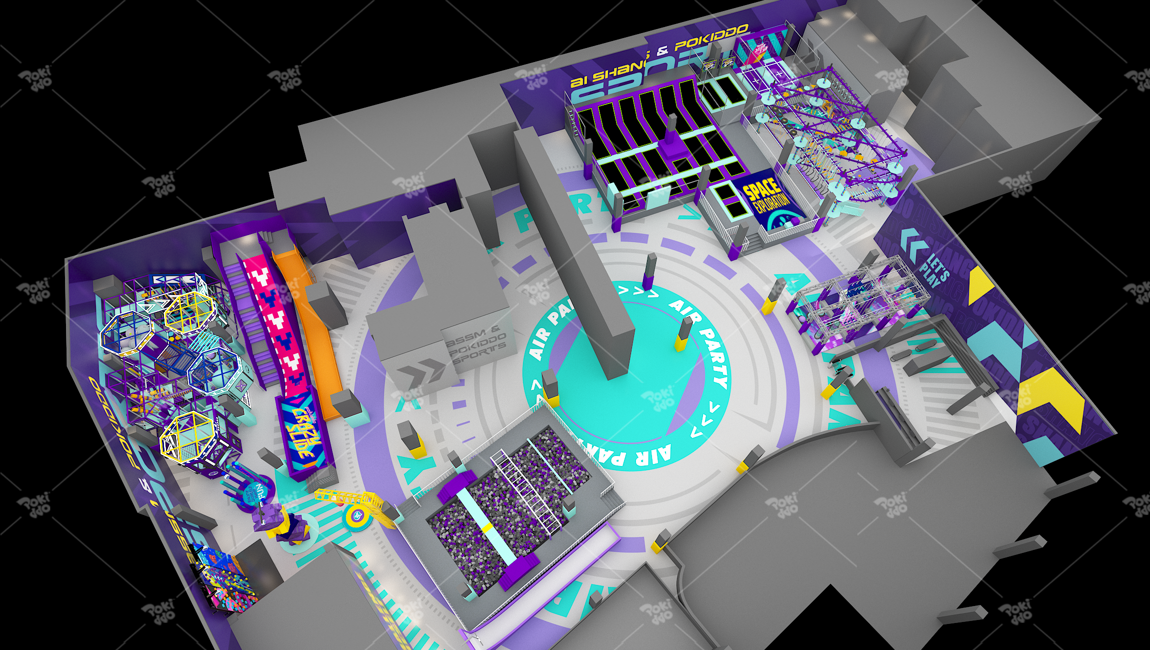 indoor playground design diseño de juegos infantiles interiores