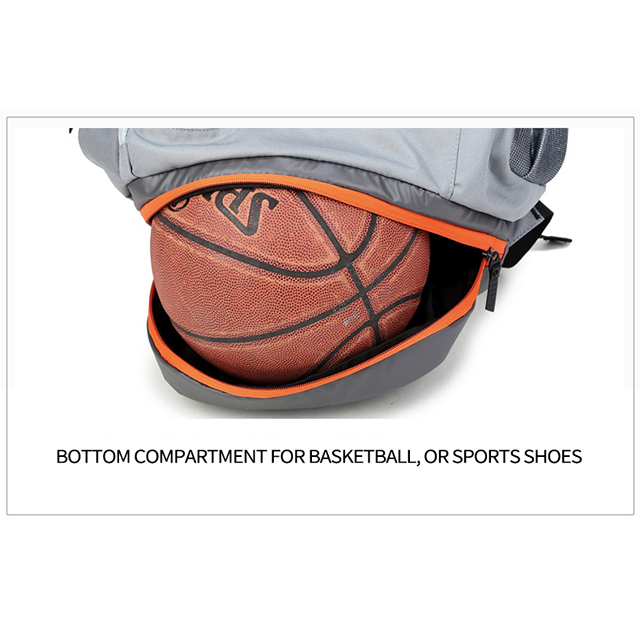 RU81062 Large Basketball Bag For Sports Outdoor Basketball Backpack For Men Fitness Travel Cycling Hiking Mountain Backpacks