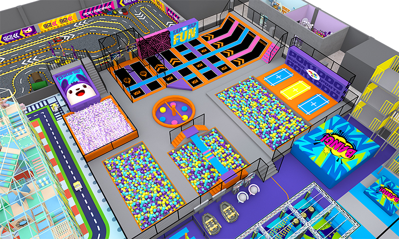 commercial trampoline park Коммерческий батутный парк