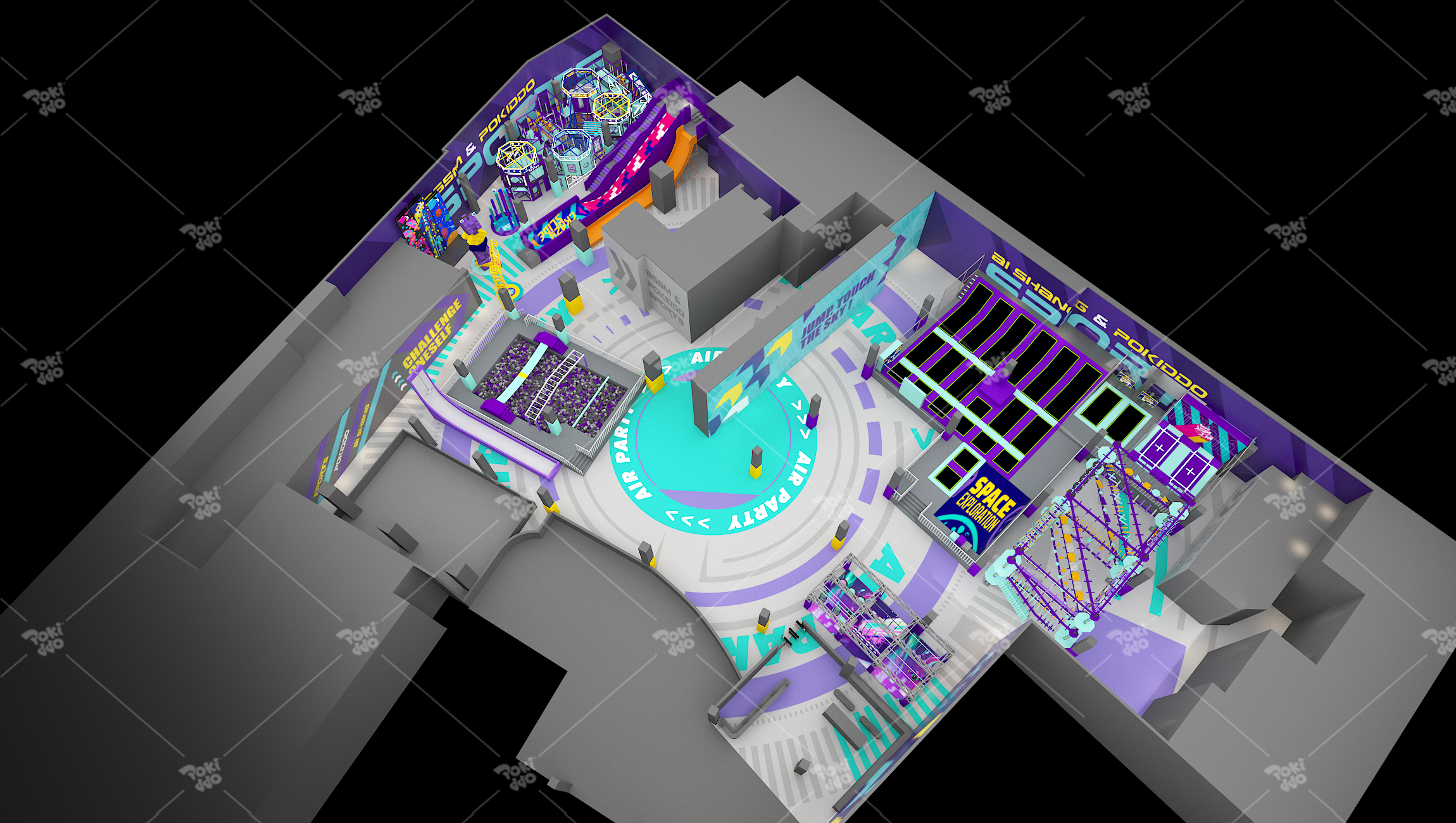 indoor playground design diseño de juegos infantiles interiores