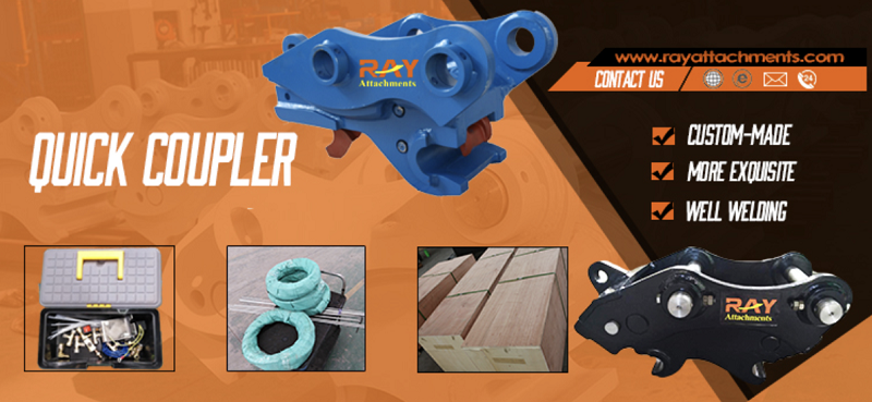 RAY quick coupler for excavator Attacco rapido RAY per escavatore