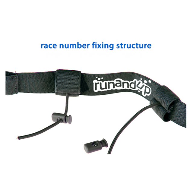 Custom Adjustable Elastic Triathlon Race Number Belt RU81066