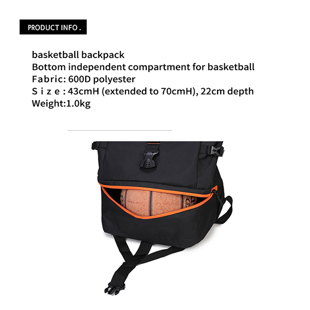 Custom Basketball Outdoor Backpacks School Bags for Teenage Girls Shoulder Bags RU81061