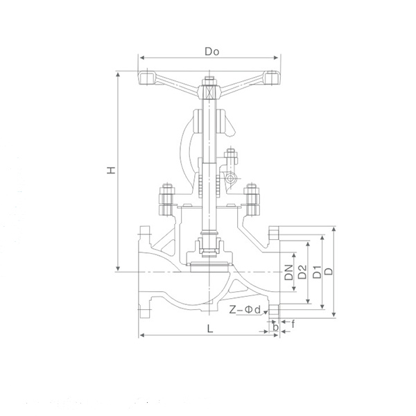 Robinet &agrave; soupape standard national