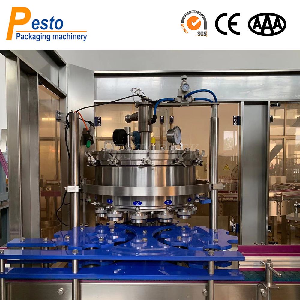 Beer can filling machine የቢራ ቆርቆሮ መሙያ ማሽን