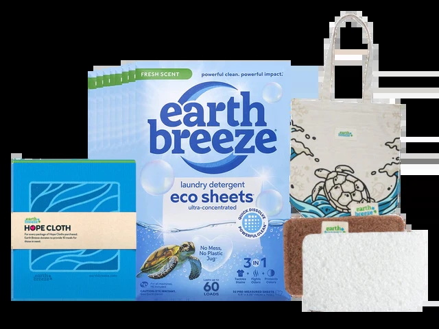 מנוי לגליונות כביסה של Earth Breeze