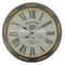 painted black color with roman numerals infinity wall clocks
