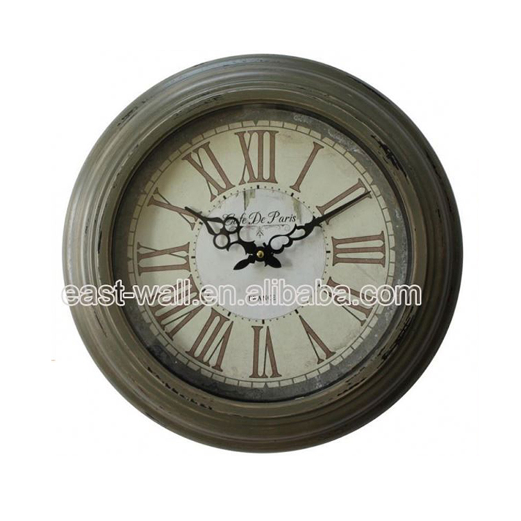 New Arrived Cheap Price Good Design Customization Vintage Metal Clock Double Side