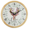 Handmade Wooden Crafts Sublimation Minimalistic Wall Clock, Diy Wall Clock Roman Numerals