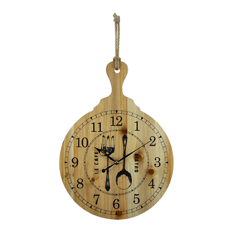 2018 New Custom Wholesale Antique Wood Wall Clock