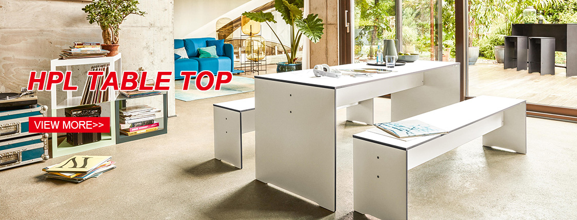 fireproof hpl compact laminate table top የእሳት አደጋ መከላከያ የኤች.ኤል. CONTEBATE SPIME SPIME TAPE