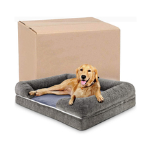 Custom Quilted Sofa Small Eco-friendly Oxford Chew Resistant Breathable Pet Beds