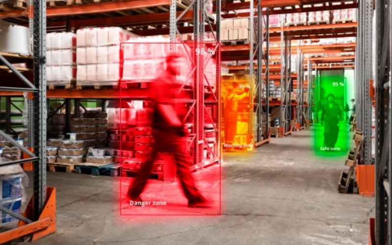 Forklift Anti Collision System Sistema anticollisione per carrelli elevatori