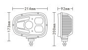 Heated Lens Snow Plow Light ضوء محراث الثلج بعدسة ساخنة