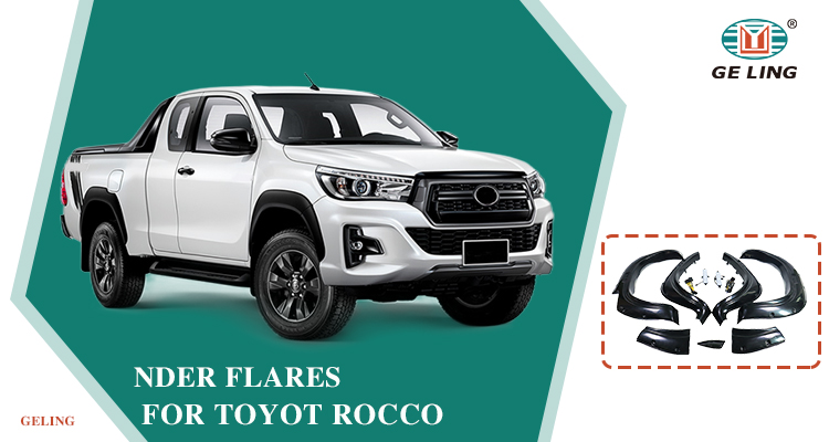 Toyota Hilux Rocco 2019 Fender Flares Parafanghi Toyota Hilux Rocco 2019
