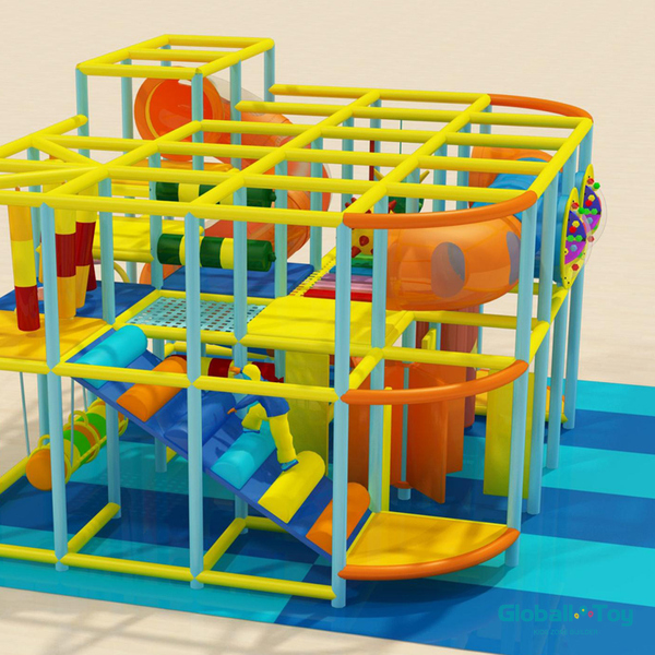 spiral-slide-indoor-playground-equipment-with-tube-tunnel Spiralrutsche-Indoor-Spielgeräte-mit-Röhrentunnel