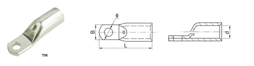 TM copper cable terminal lug