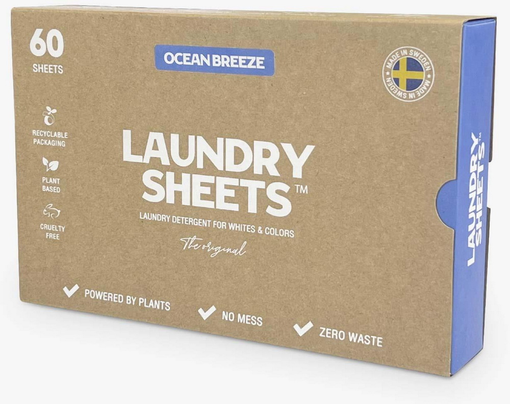 laundry sheets ocean breeze 60 sheets vaskelagner ocean breeze 60 ark
