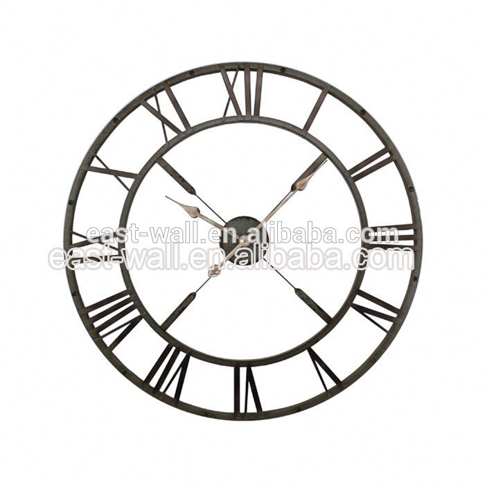 High Quality Creative Items Vintage Iron Stainless Steel Wall Clock