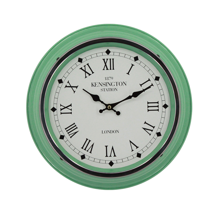Commercial High Quality Metal Custom Wall Clock, Popular Wall Clock Home Decoration 5 Color Can Choose