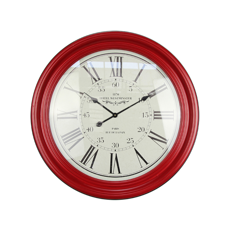 Explosion Rare And Beautiful Unique Red Sun-Shaped Wall Clock