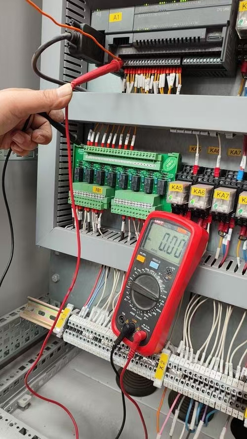 test terminal block morsettiera di prova