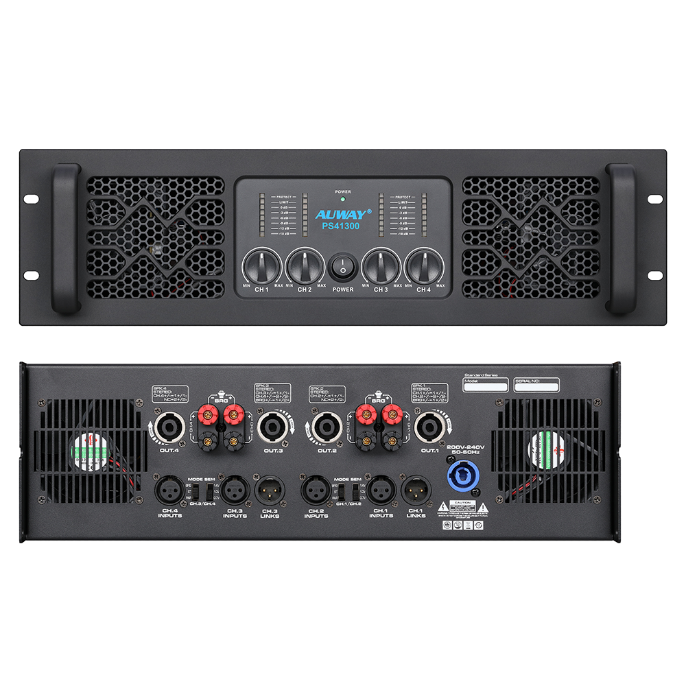 Professional multi-channel amplifier Penguat multi-saluran profesional