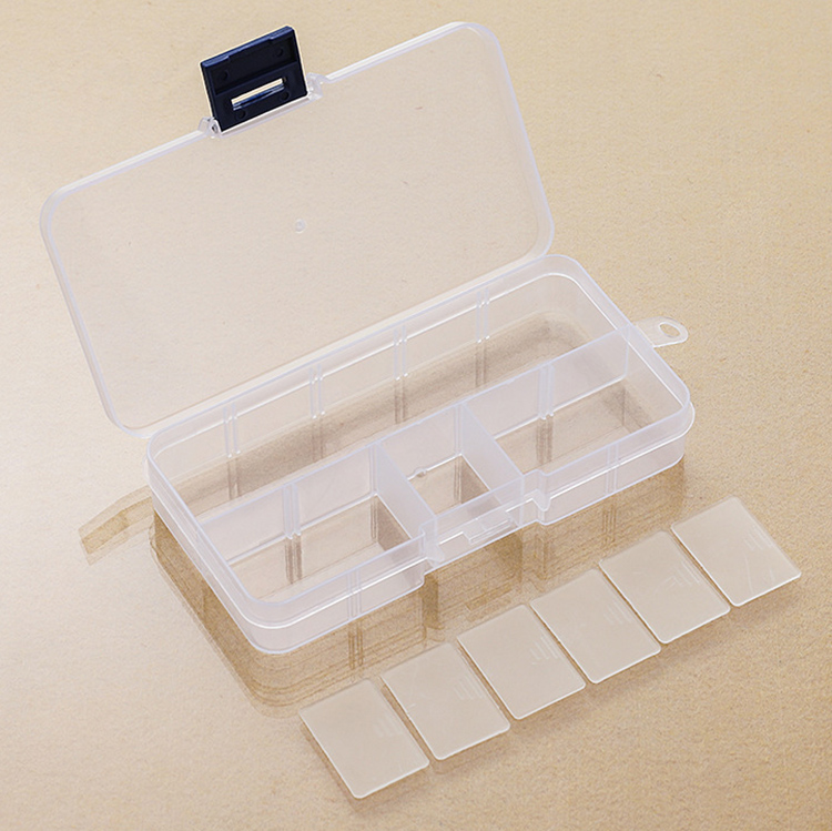 10 Compartments Plastic Organizer Box