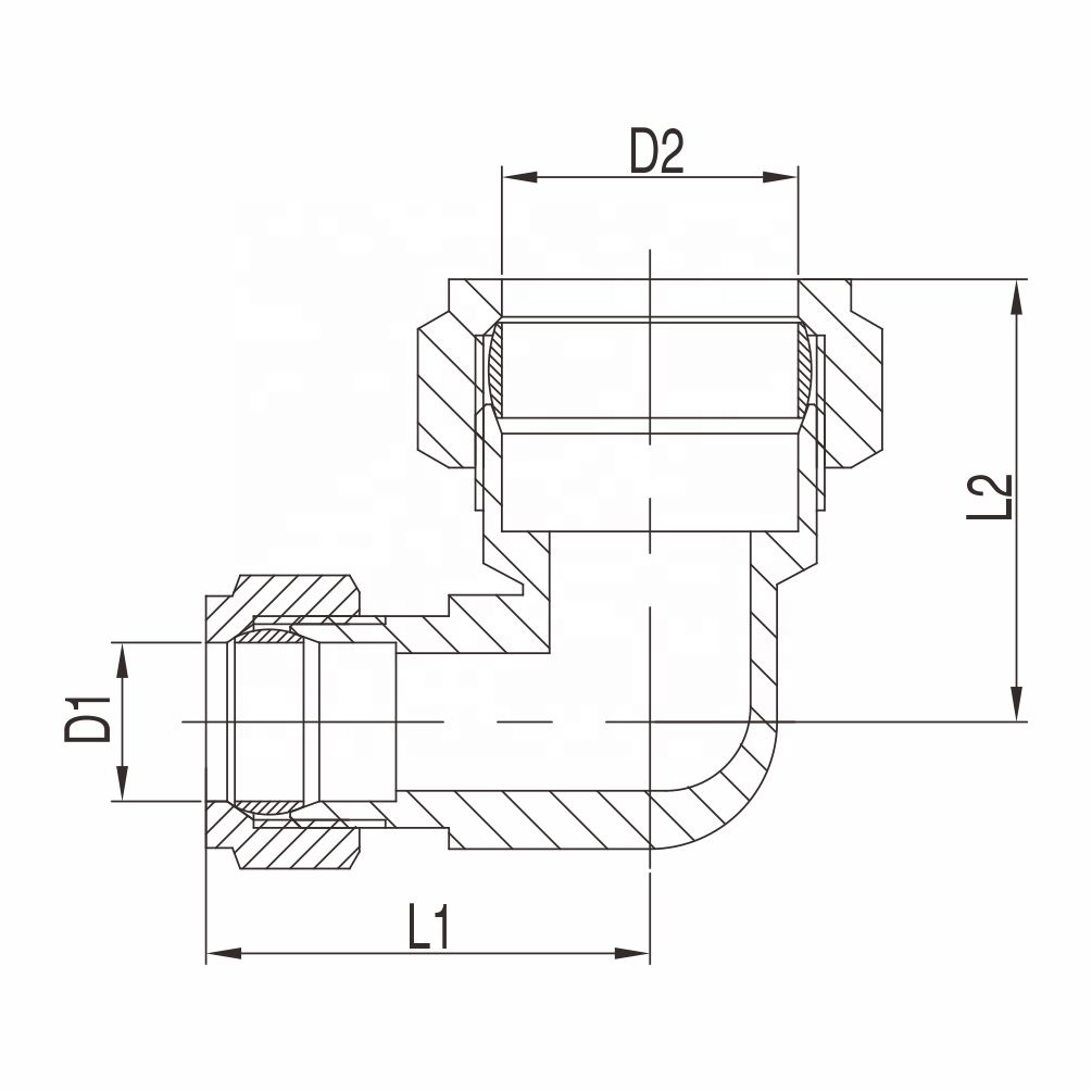 Gomito di accoppiamento a 90 gradi (2)