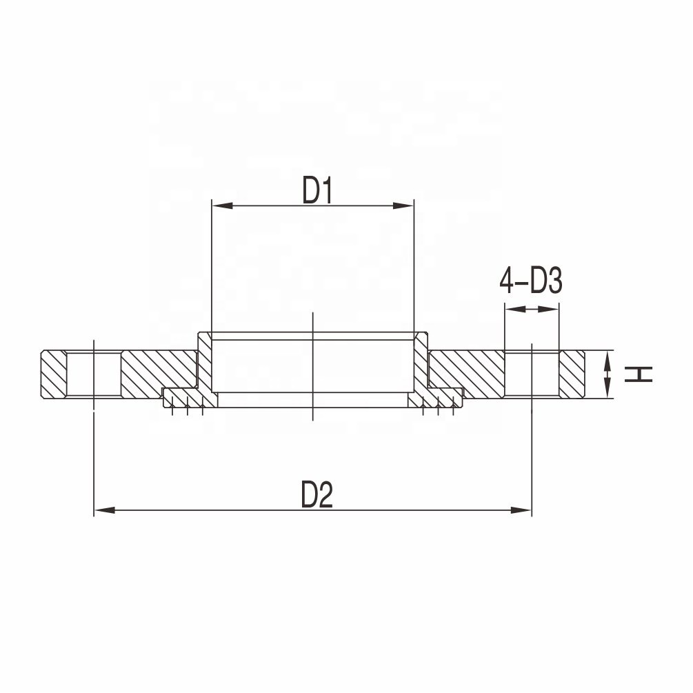 Měděná ocelová příruba (2)