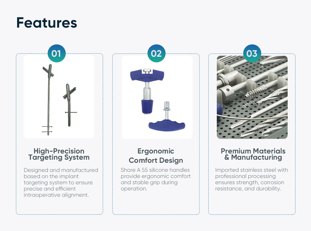 子母钉器械包详情_02 Intertan Nail Instrument Set | Intertrochanteric Fractures အတွက် အရိုးခွဲစိတ်မှုဗန်း