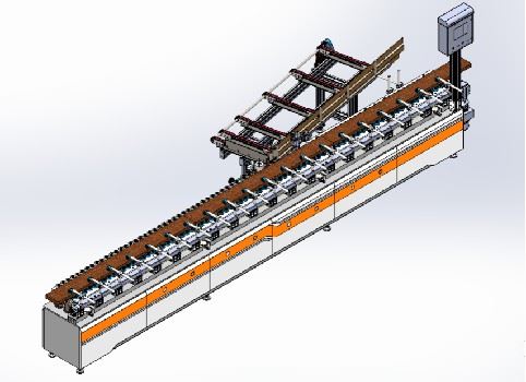 PUR Profile Wrapping Machine دستگاه بسته بندی پروفیل PUR