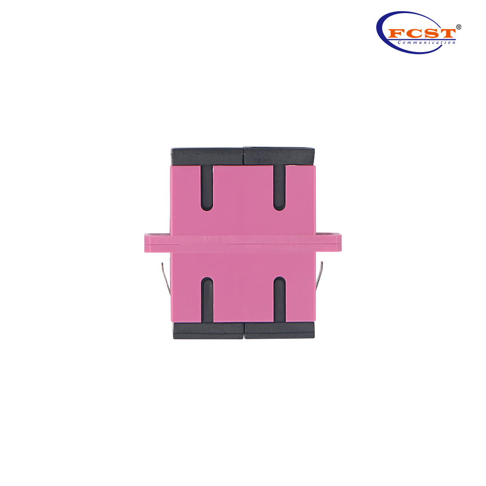 Adaptateur SCUPC à SCUAPC Duplex OM4 en plastique