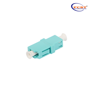 Adaptador de fibra de plástico LCUPC Simplex OM3 Fiber Optic