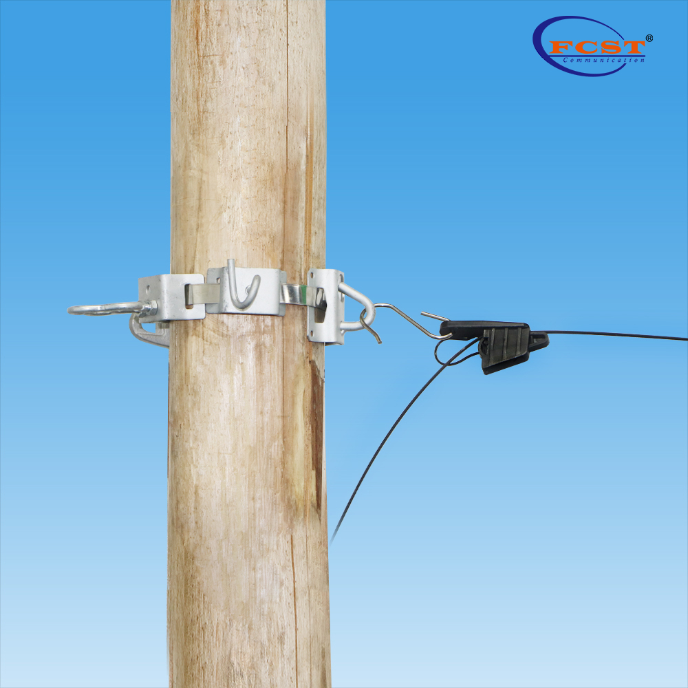 FCST601105 Abrazadera de cable FTTH con gancho en S