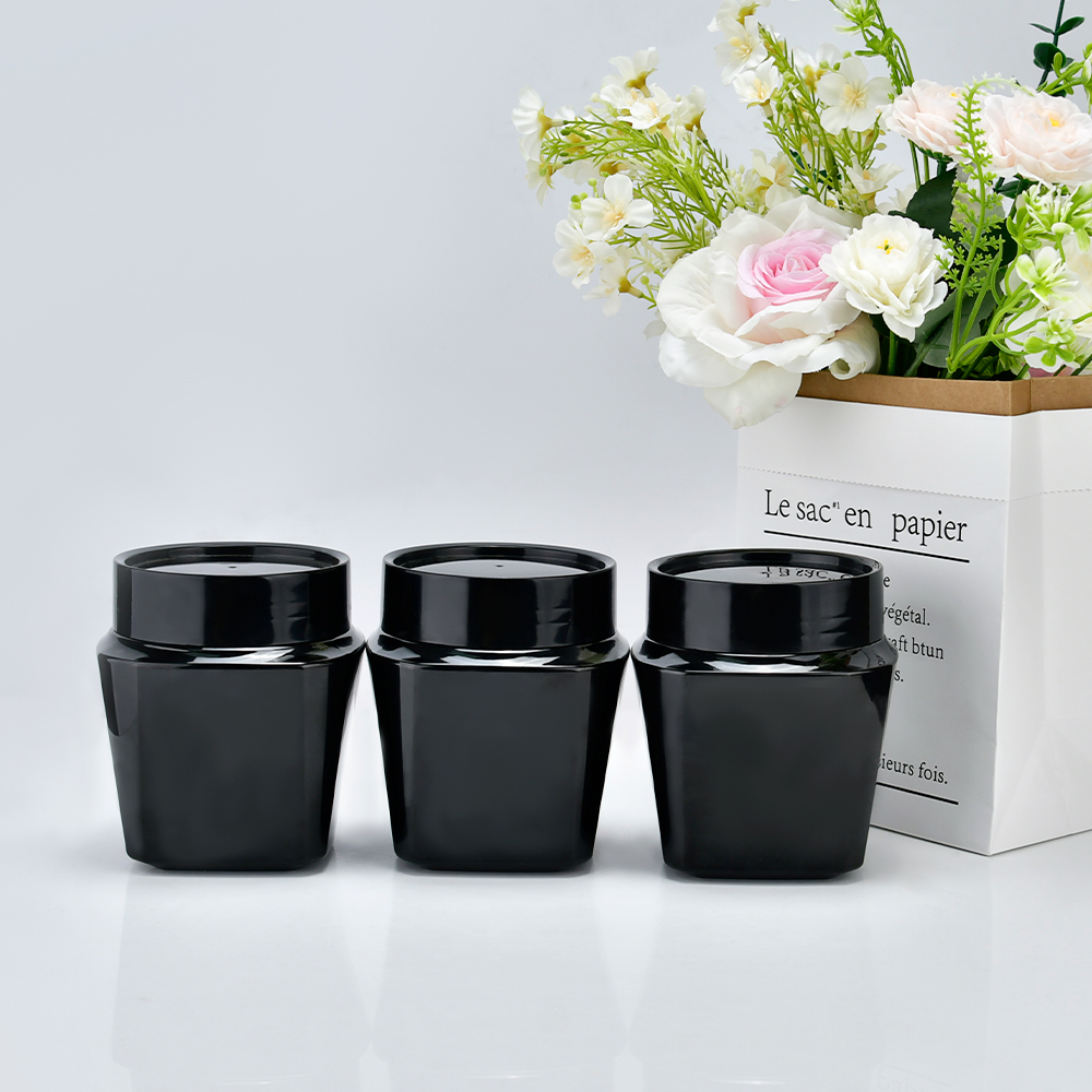 New Design Plastic Body Srcub Conditioner 500g High Quality Skincare Cream Face Mask Cream Plastic Jar with Screw Cap تصميم جديد من البلاستيك للجسم Srcub مكيف 500 جرام عالي الجودة للعناية بالبشرة قناع الوجه كريم جرة بلاستيكية مع غطاء لولبي