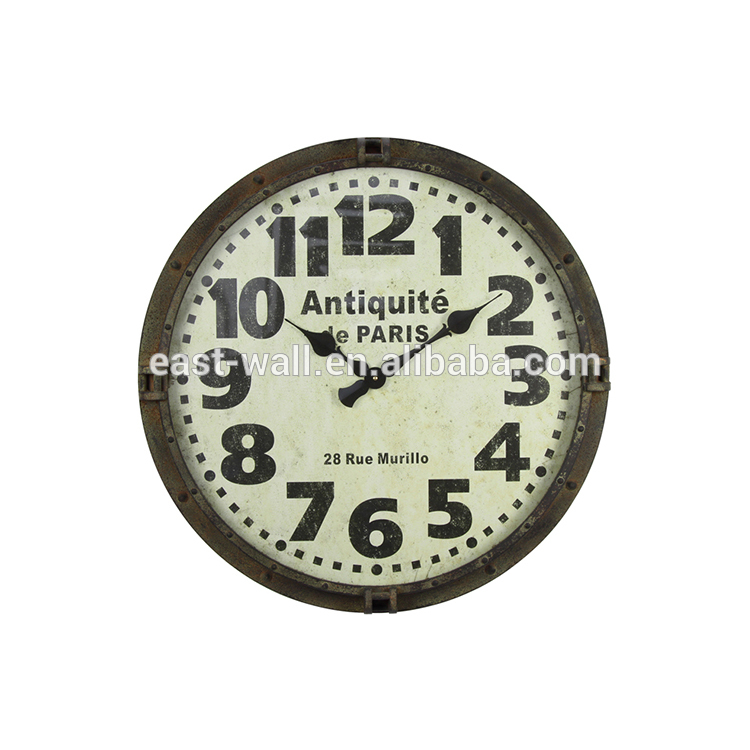 Humanized Design Personalized Creative Items Custom Size Antique Decorative Thin Wall Clocks