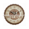 Custom Printing Logo Home Decoration Bottle Cap Shape Wall Clock Decal