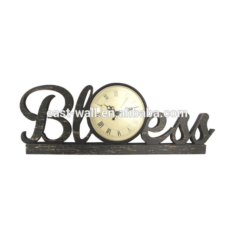 vintage black bless roman numerals unusual clocks for sale