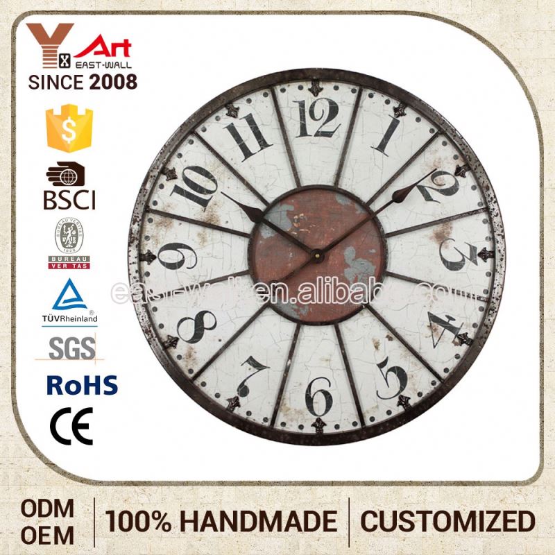Excellent Quality Custom-Tailor Iron Diy Sticker Wall Clock 2019