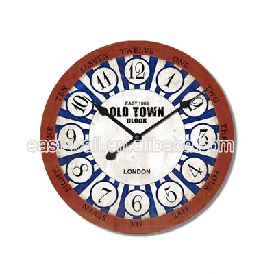 Design French Country Tuscan Style Iron Power Wall Clock China Craft Products Company Clocks