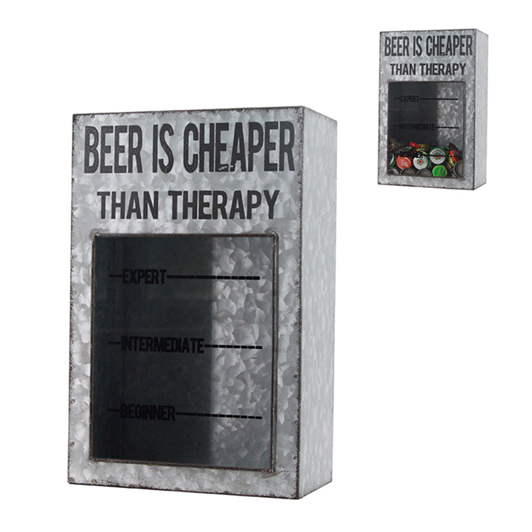 Cheap wine cork beer cap storage box beer cap storage box