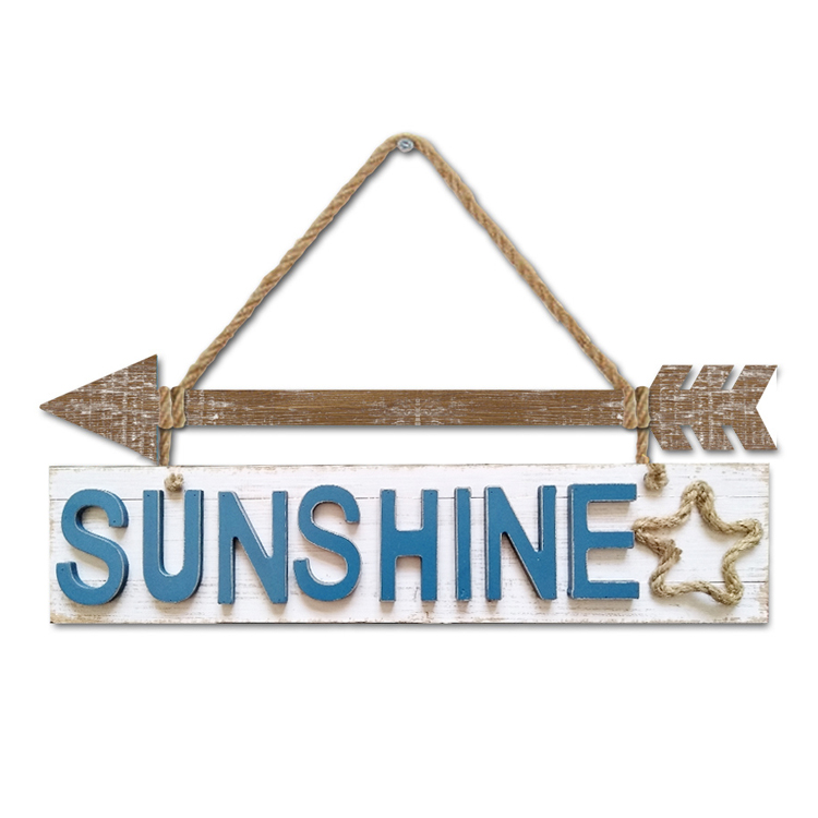 Wholesale Custom 3d Holiday Wooden Signs Wall Hanging Plaque