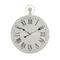 Printed Decorative Digital World Time Wall Clock Pendulum Clock Clear Design